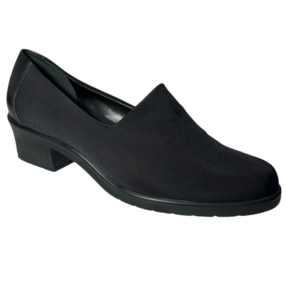 3/$10 Walking Cradles Loafer 7.5 Black Stretch - Picture 4 of 11